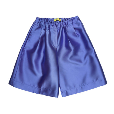 BLUE MIKADO LOOSE BERMUDA SHORTS ma kids