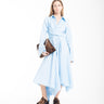 LIGHT BLUE CROSS WRAP SHIRT DRESS marques almeida