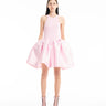 LIGHT PINK MINI DRESS WITH TANK TOP SCOOPED marques almeida