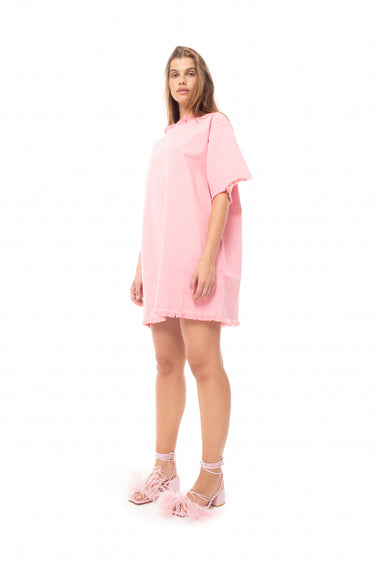 PINK OVERSIZED T-SHIRT DRESS MARQUES ALMEIDA